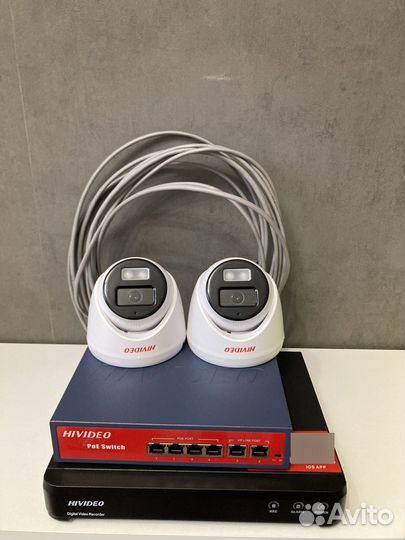 Система видеонаблюдени IP 4 мп со звуком