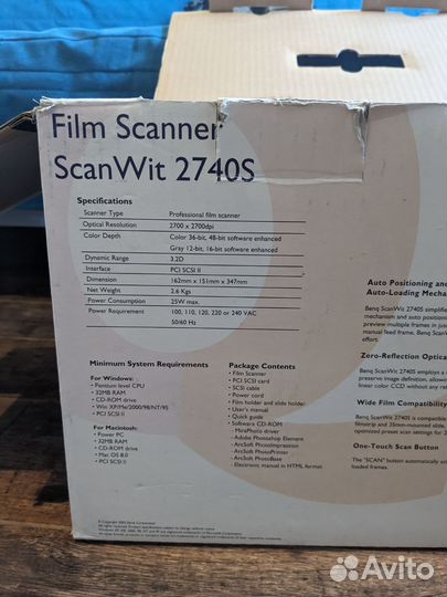 Сканер для пленки Acer ScanWit 2740s