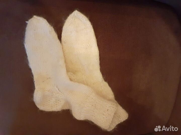 Носки вязаные из козьего пуха