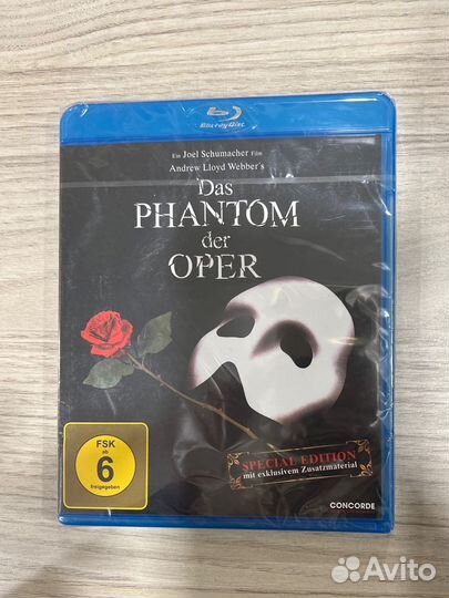 Bluray диск 'Призрак оперы' новый