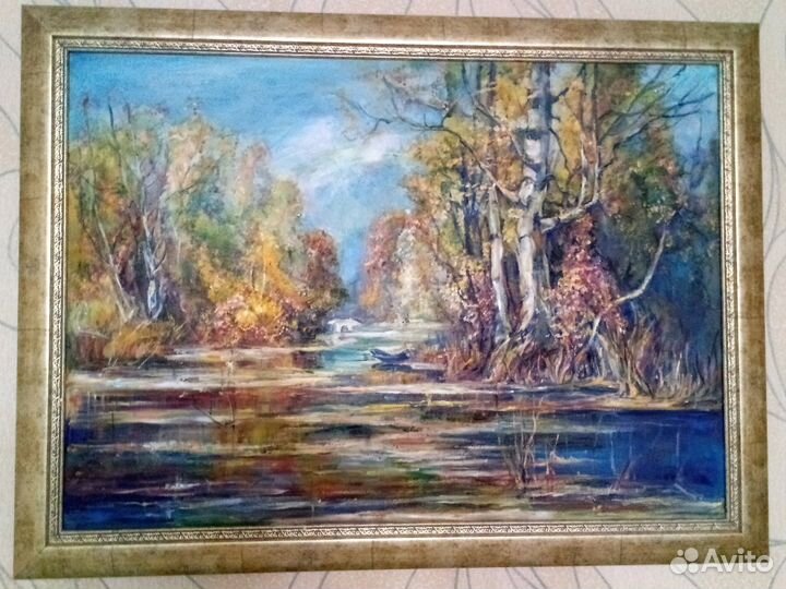 Картина маслом в раме