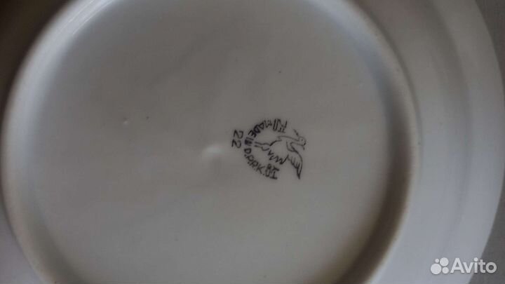 Тарелки суповые времён ссср.Made in D.P.R.K.Корея