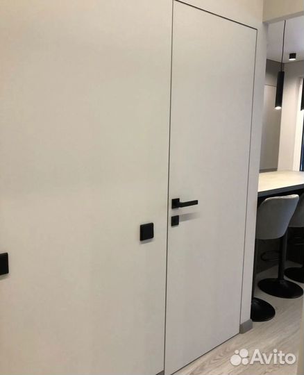 Скрытые межкомнатные двери под покраску