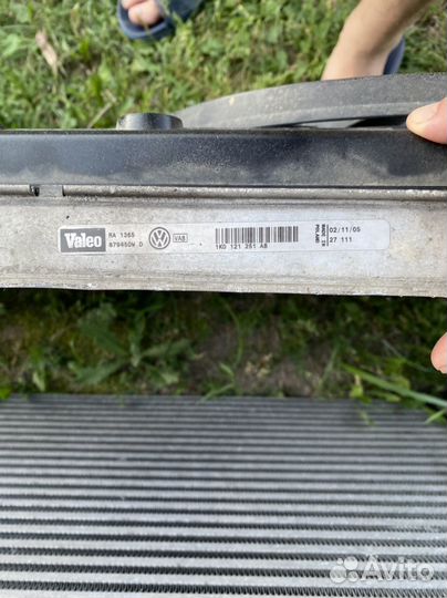 Кассета радиаторов WAG 1.9 TDI