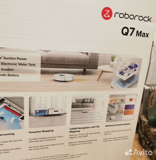 Робот пылесос roborox Q7 max