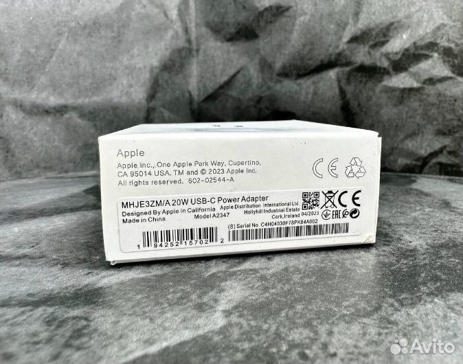 Зарядка на iPhone блок 20w