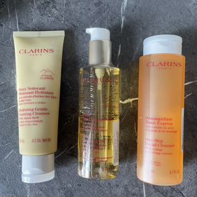 Масло тоник пенка для умывания Clarins