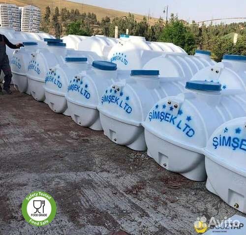 Емкость для воды пластиковая 300 л / еаэс