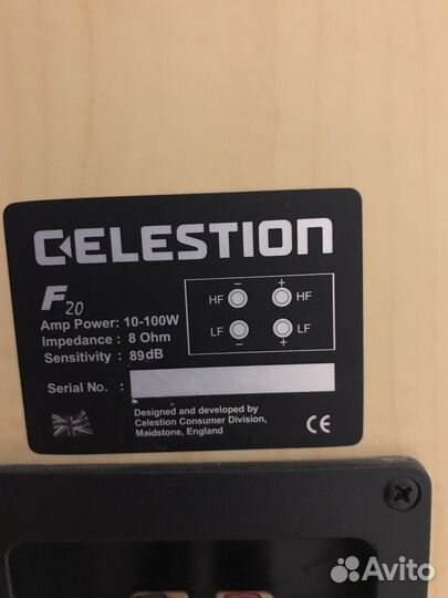Акустика Celestion f20
