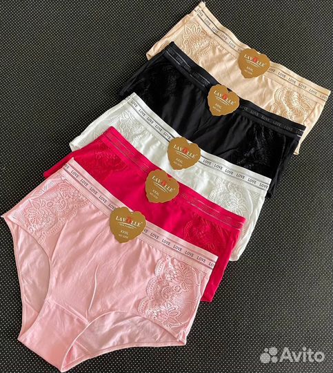Трусы женские слипы, 5шт