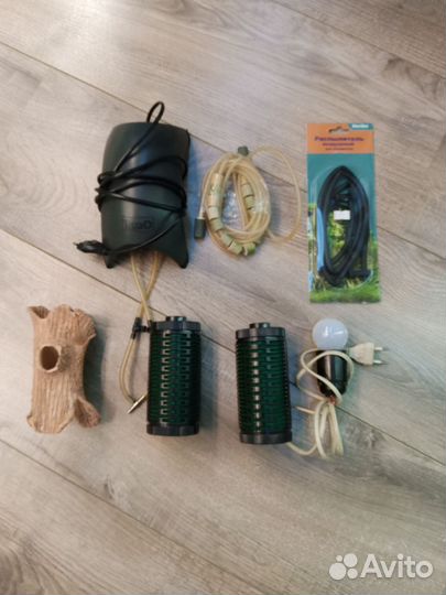 Компрессор для аквариума домик распылитель