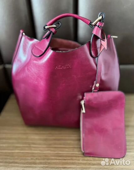 Сумка кожаная