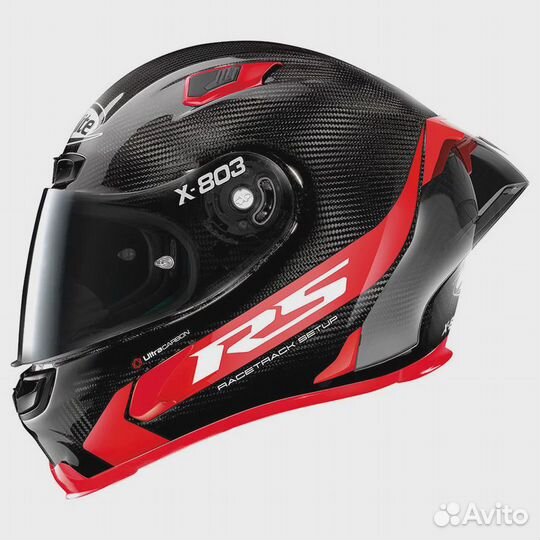X-Lite X-803 RS U.C. Hot Lap Black-red