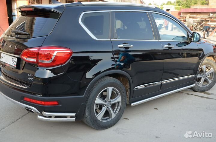 Защита порогов Haval H6 2017