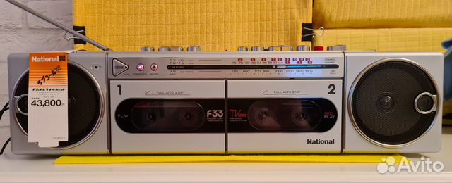 National RX-F33 Магнитола Japan 1984 New Lux