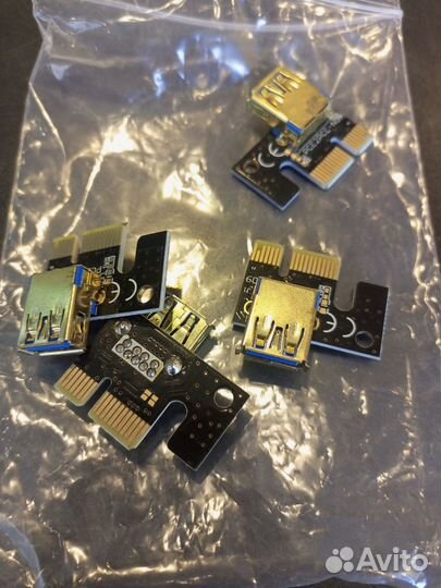 Контролер pci-e x1 - USB 3.0 (райзер)