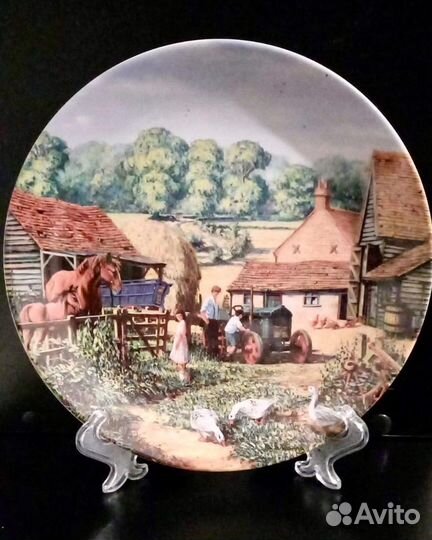 Тарелка Декоративная Wedgwood Англия Фарфор