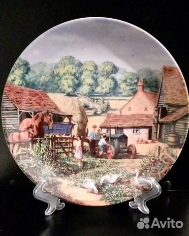 Тарелка Декоративная Wedgwood Англия Фарфор