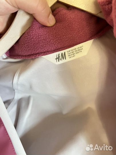 H&M Новая Куртка-дождевик на девочку 122-128 р