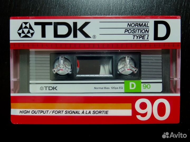 Аудиокассеты TDK D90
