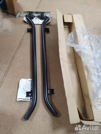 Подножки боковые черные Freelander 2