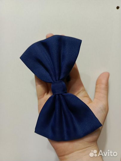 Галстук-бабочка синий