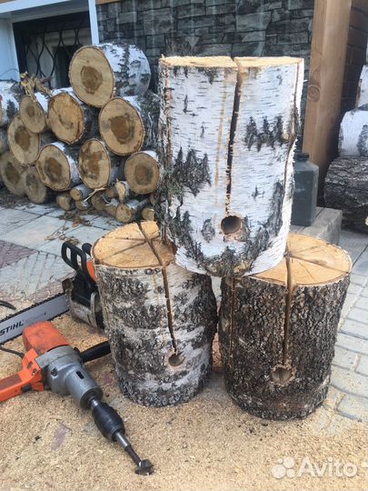 Финская свеча, мобильный костер, дрова на рыбалку