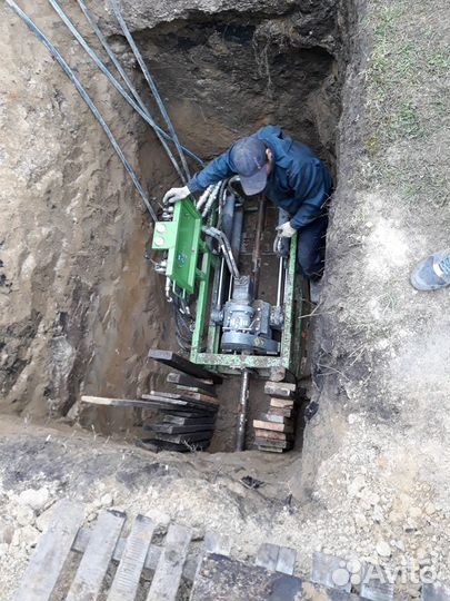 Гнб, прокол под дорогой, водопровод, канализация