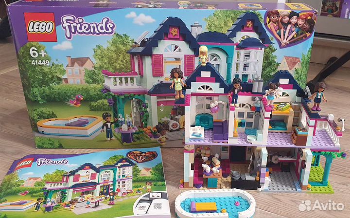 Конструктор Lego friends 802 детали
