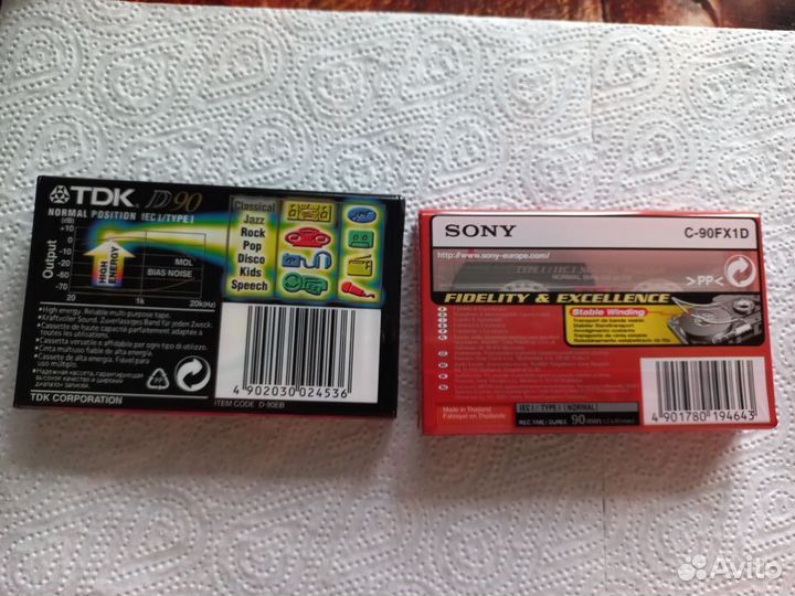 Аудиокассета TDK D 90