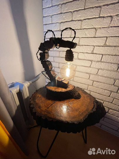 Лампа настольная loft