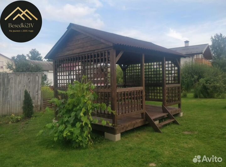 Беседка деревянная