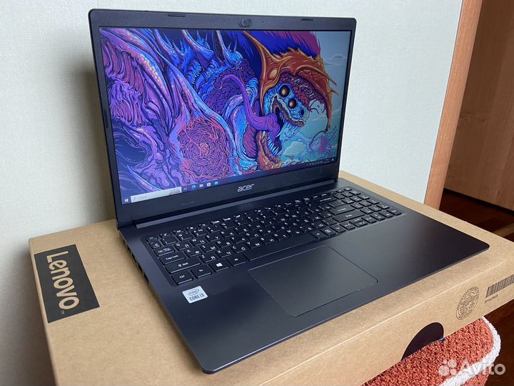 Современный Acer 2021г i3-10/2Видеокарты/SSD