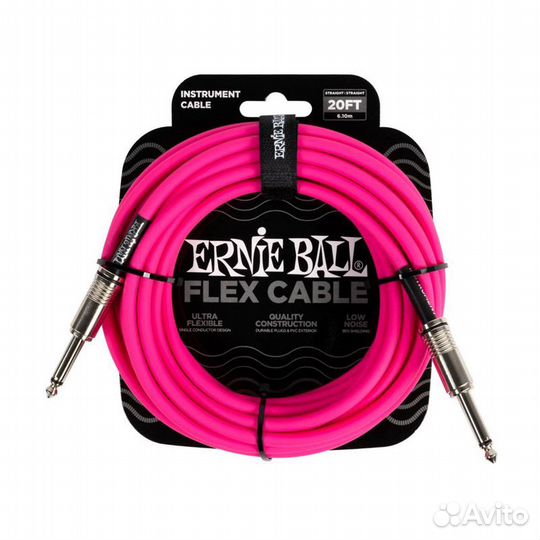 Кабель инструментальный Ernie Ball 6418. (Новый)