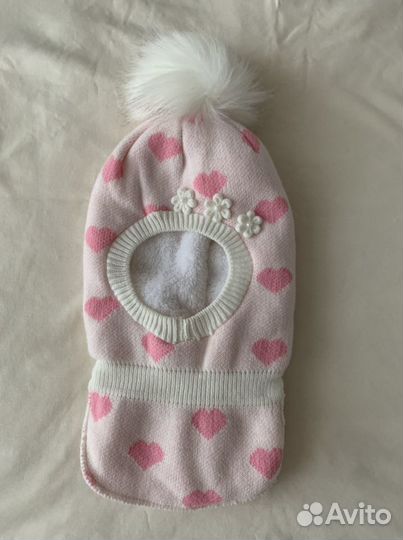 Шапка шлем для девочки