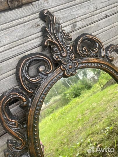 Зеркало старинное в раме