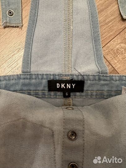 Джинсовый комбинезон шорты dkny