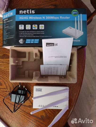 Роутер Netis MW5230 с поддержкой диска и принтера