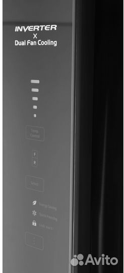 Холодильник Hitachi hrtn7489DF bslcs