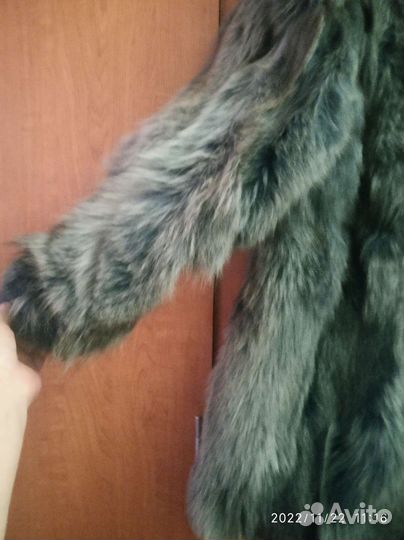 Шуба из финского песца под соболь