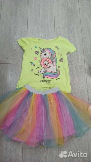 Вещи пакетом на девочку 110-116