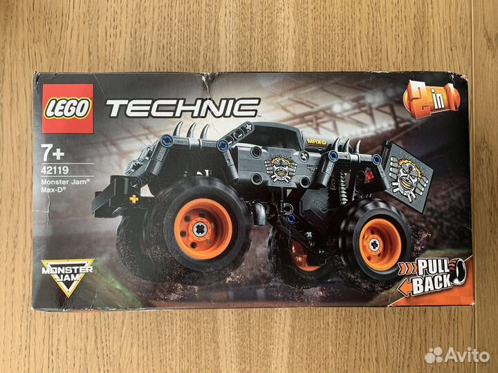 Конструктор lego Technic 42119 Monster Jam Max-D