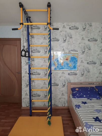 Детская шведская стенка Карусель romana вместе с м