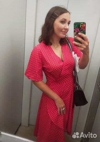 Платье женское на запах 48-50