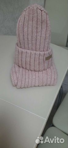 Комплект шапка и шарф женский