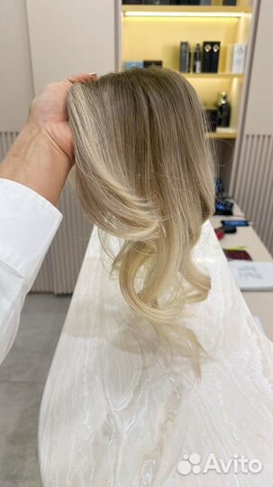 Накладка для волос натуральная Clip Hair