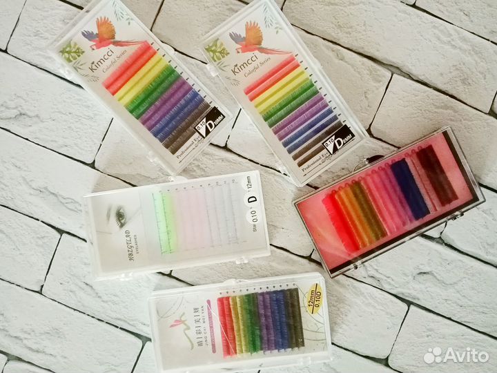 Цветные ресницы для наращивания