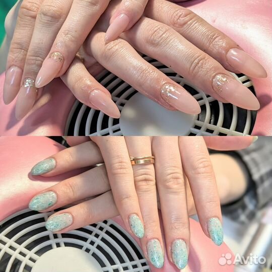 Ул.Леонова / Маникюр / Наращивание на гель типсах