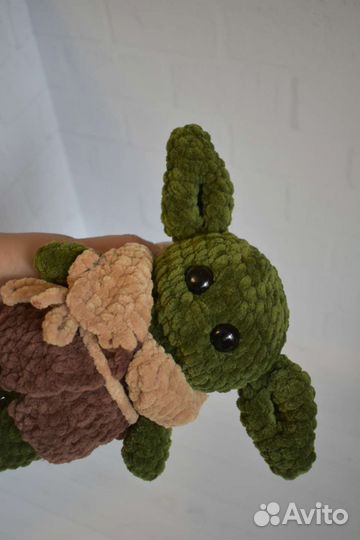 Йода мягкая игрушка вязаная игрушка