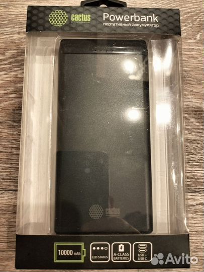 Внешний акб, 10000 mAh, новый, 650